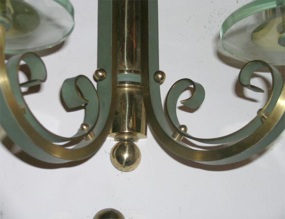 Pair of French Art Deco Wall Sconces For Sale 1