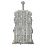 Rare Chandelier, "Spirales" by Rene Lalique