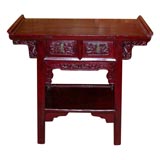 2 Drawer Scrolled Top Altar Coffer