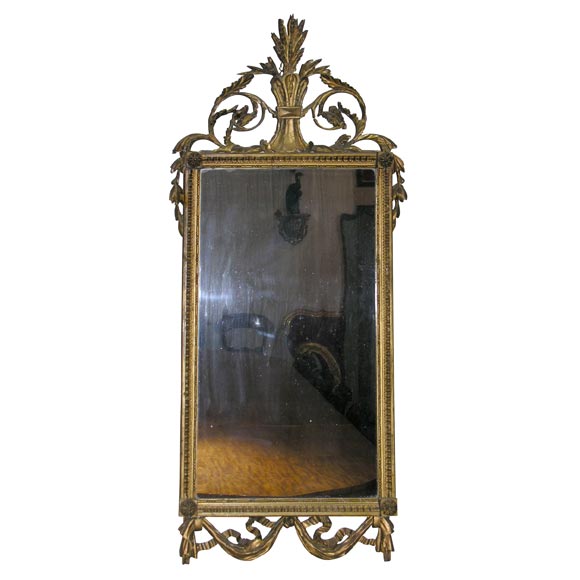 Baltic Louis XVI Giltwood Mirror For Sale