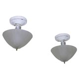 Pair of French Art Deco Ceiling Lights