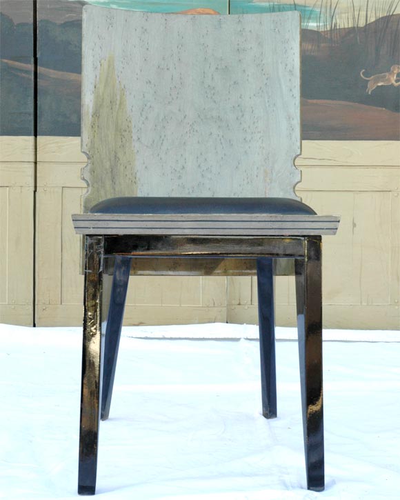 Set of SIX Italian 1970's chairs