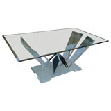 Vintage lucite 1970 dining occasional  table