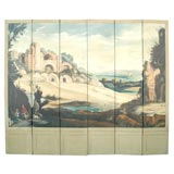 Large Screen With A Painting