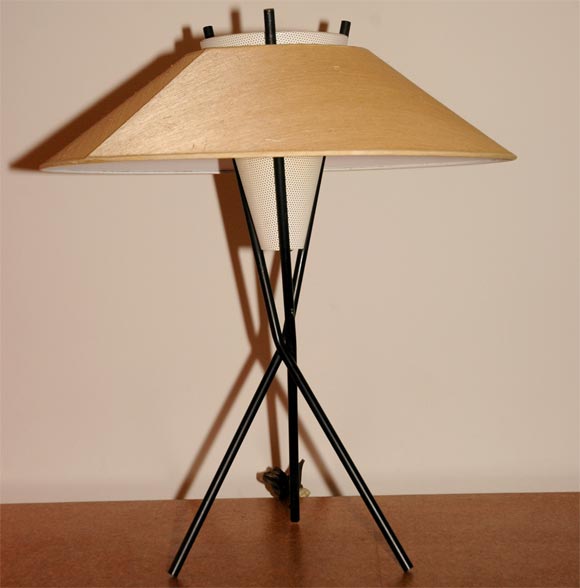 Rare Pair of Gerald Thurston Table Lamps for Lightolier