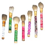 Set of Chinese caligraphy brush