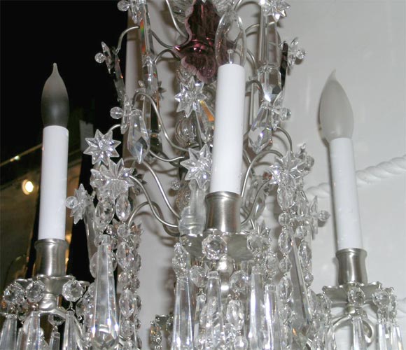 Pair of Crystal Amethyst Candelabras 1