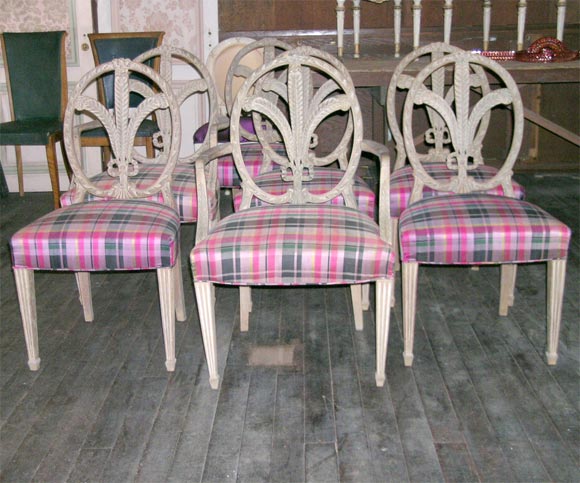 Set of Carved Prince of Wales Chairs