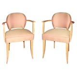 Pair of Beautiful French Bridge Arm Chairs