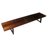 Plank Rosewood Bench by Bruskbo