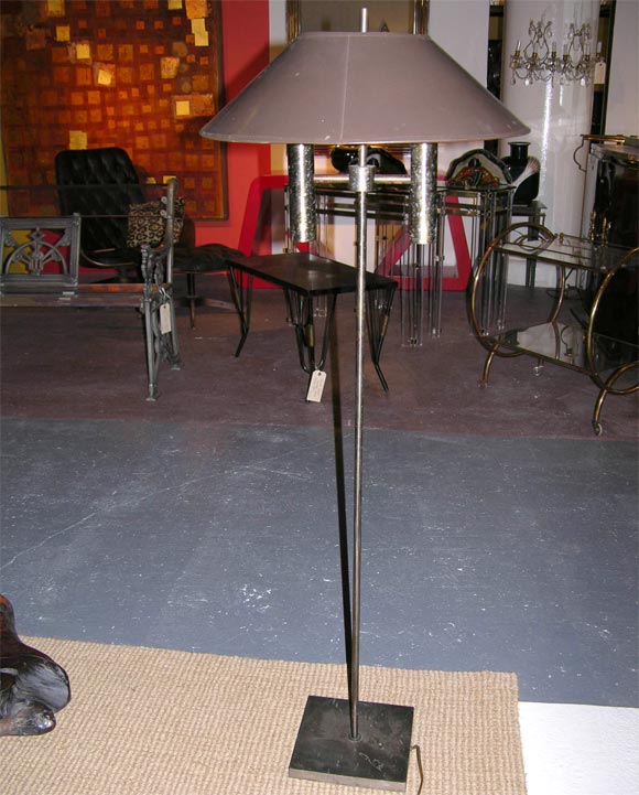 Bronze Patinated Floor Lamp by Kovacs In Excellent Condition For Sale In New York, NY
