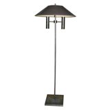 Bronze Patinated Floor Lamp by Kovacs