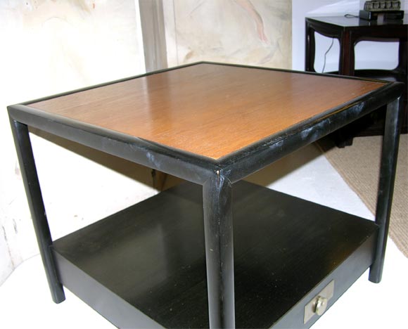 Mid-20th Century American 'New World' Square Lamp Tables by Michael Taylor for Baker Furniture For Sale