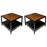 Pair of Square Lamp Tables by Michael Taylor for Baker Furniture