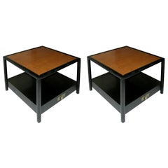 American 'New World' Square Lamp Tables by Michael Taylor for Baker Furniture