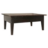 19THC ORIGINAL BLACK  PAINTED  COFFEE TABLE