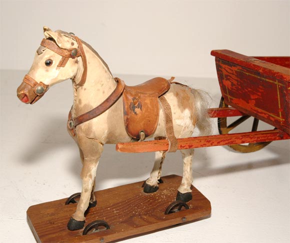 antique horse toy