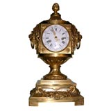 Exceptional Louis XVI Ormolu Vase Clock signed OSMOND