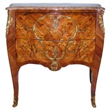 Louis XV Ormolu-Mounted Marquetry Commode, signed "F. Garnier"