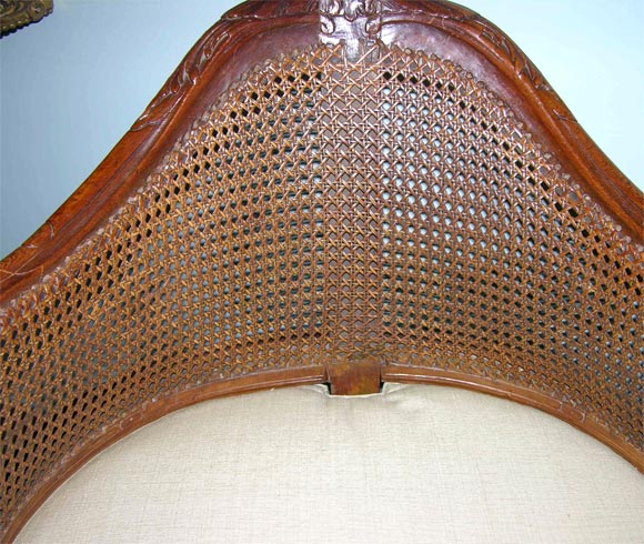 Louis XV Beechwood Fauteuil de Bureau (Desk Chair) For Sale 5