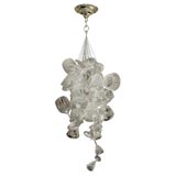 "Cocktails and Lace" Crystal Glass Chandelier by Michael & Nora