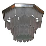 French Art Deco Chandelier by Sabino