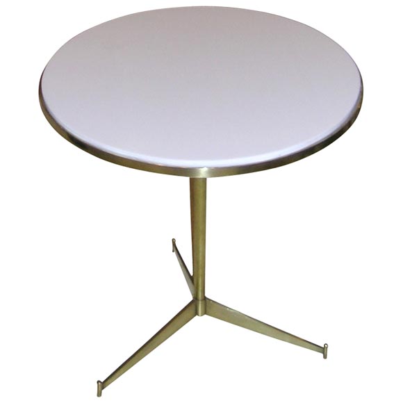 Paul McCobb brass base table
