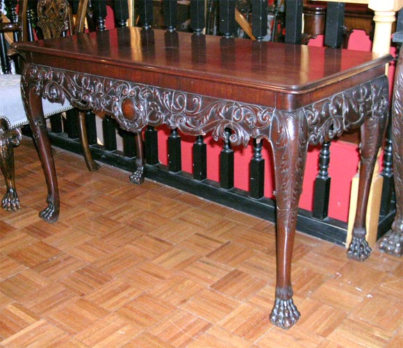 18th Century Irish George II Carved Console Table