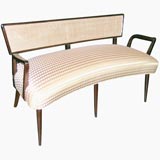 Curved Settee by Harvey Probber