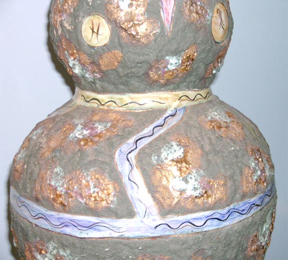 Pair of Large Scale Ceramic Lamps 1
