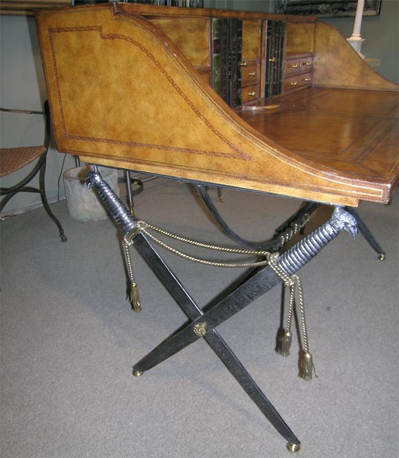 American Maitland-Smith Leather Desk