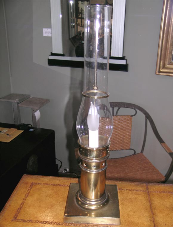 Pair of Hurricane Lamps