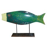 Glass Fish On Stand