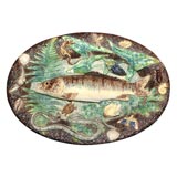 Eathenware plate, after Palissy
