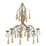 Louis XV style iron chandelier