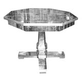 Custom Mirrored Center Hall Table 3