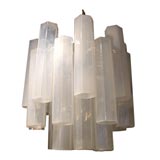 1960's Opaline Light Fixture