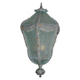 French Bronze and Iron Lantern