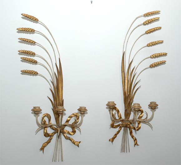 Italian Wheat Sconces