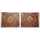 Antique Carved and Gilded Chinese Panels