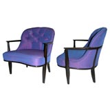 Pair of Janus Lounge Chairs by Edward Wormley for Dunbar Pair of Janus Lounge Chairs by Edward Wormley for Dunbar