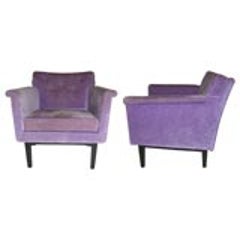 Pair of Club Chairs by Edward Wormley for Dunbar 4