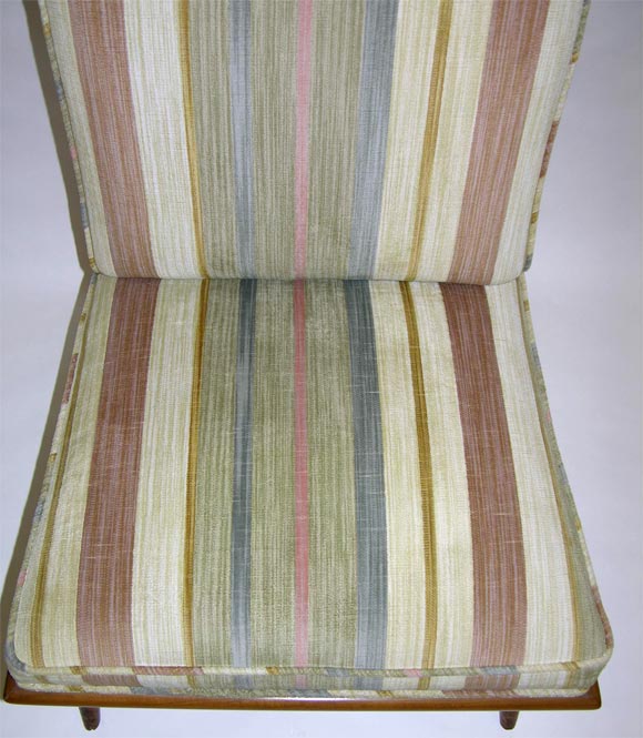 Mid-Century Modern American Slipper Chairs by T.H. Robsjohn-Gibbings for Widdicomb Furniture Co. For Sale