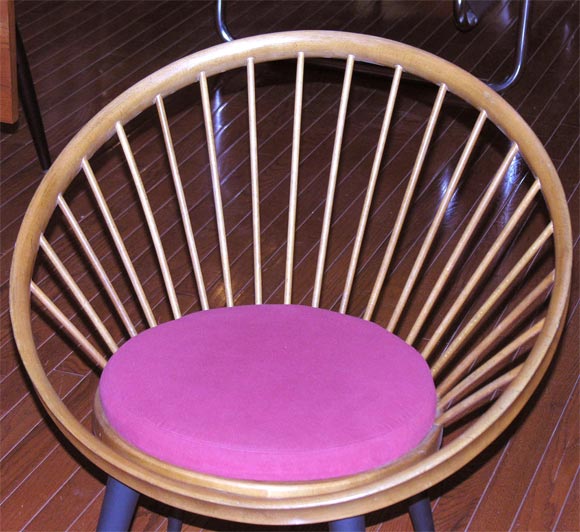 Walnut Saucer Chair