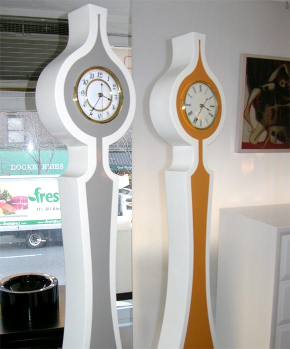 Mid-20th Century Parzinger Originals at Palumbo Custom 'Banjo' Clock For Sale