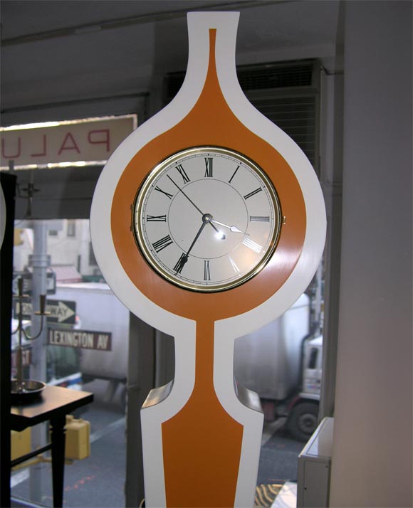 Parzinger Originals at Palumbo Custom 'Banjo' Clock For Sale 2