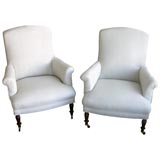 Pair of Napoleon III Arm Chairs