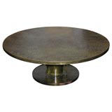 "Etruscan Round" Coffee Table by Philip and Kelvin LaVerne