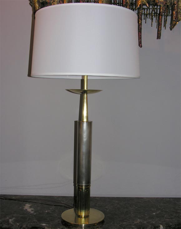 A Pair of Classic Modern Table Lamps by Tommi Parzinger