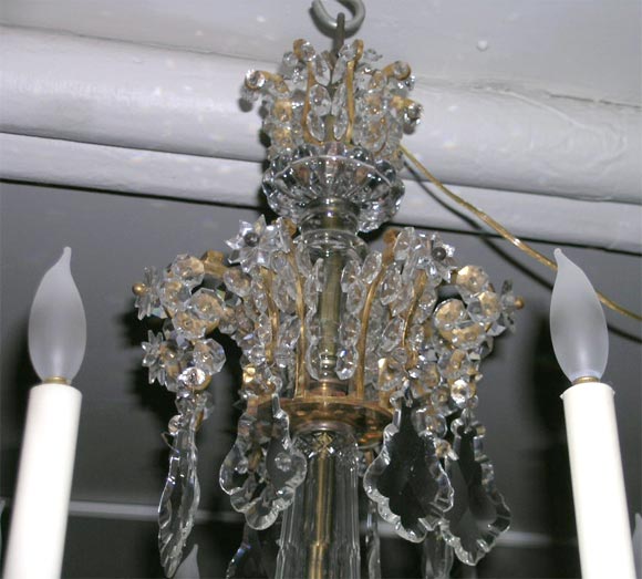 Rococo Gilt Bronze and Cut Glass Twenty-Four-Light Chandelier 3